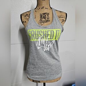 Gray Kids Tank Top with Neon Accents